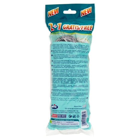 arix We Like Green Inox delicata 2+1 pz